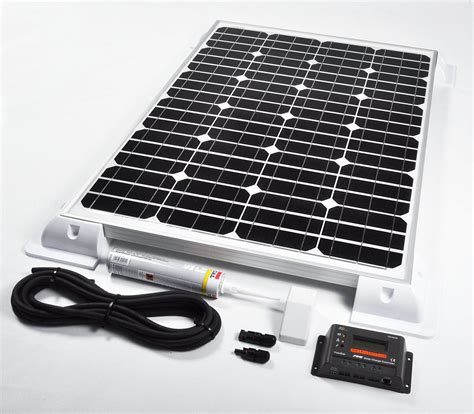 60w 12v Solar Battery Charger Vehicle Kit Deluxe - Sunstore Solar