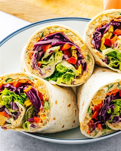 Easy Veggie Wrap – A Couple Cooks