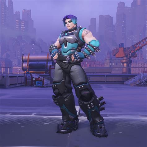 File:Zarya Skin Cybergoth.png - Overwatch Wiki