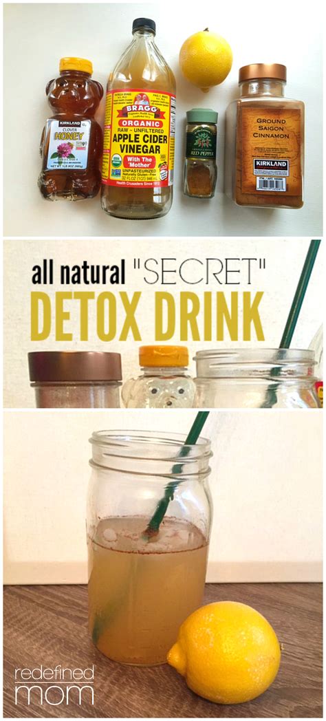 All Natural "Secret" Detox Drink Recipe