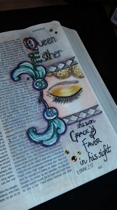 I just love Esther!!!! 😄 | Arte da bíblia, Arte bíblica, Desenho de biblia