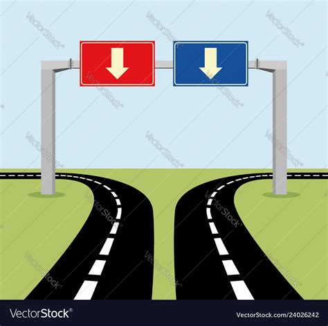 Two Way Road Clipart Pics