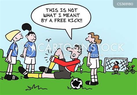 Soccer Games Cartoons and Comics - funny pictures from CartoonStock