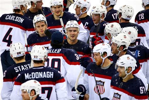 Team USA vs. Slovakia men's Olympic hockey | Olympic hockey, Team usa hockey, Team usa
