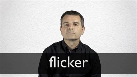 How to pronounce FLICKER in British English - YouTube