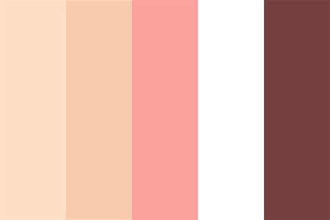 Salmon Cream Color Palette