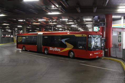 SkyBus articulated bus 7487AO awaiting departure from Southern Cross Station - Wongm's Rail Gallery