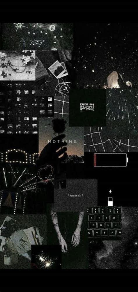 Download Grunge Emo Aesthetic Black Anime Wallpaper | Wallpapers.com