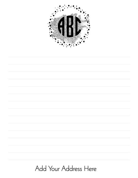 Free Monogram Stationery Maker | Create Online & Print at Home