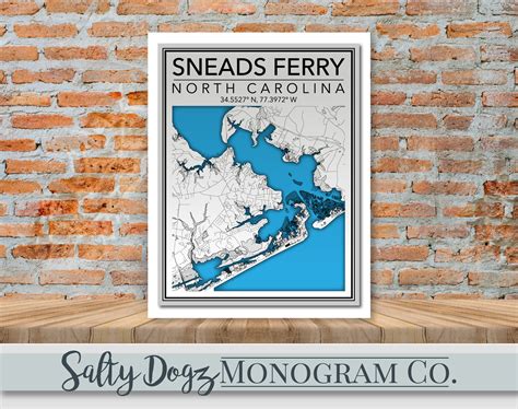 Sneads Ferry North Carolina Map: Explore the Coastal Gem