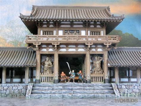 3DAlienWorlds || Samurai Temple Outer Gate ( Fantasy Samurai ) || 3d ...