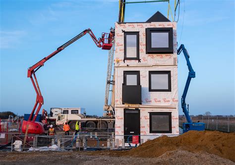 First Urban Splash modular homes arrive in Northstowe new town