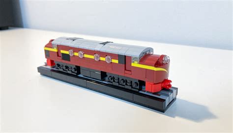 LEGO MOC MR 20 Class Diesel Locomotive (4-Studs Wide) by ...