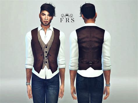 The Sims Resource - Male Classic Vest