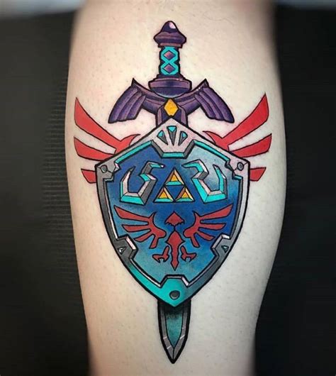 The Nintendo World on Instagram: “Awesome Hylian Shield tattoo by ...