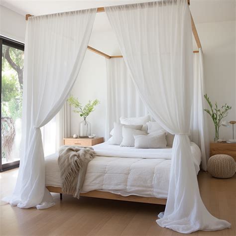 Canopy Bed Curtains - Custom Colors & Sizes: King, Queen