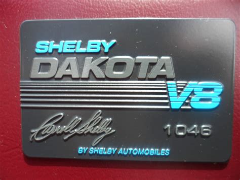 1989 dodge shelby dakota rare #1046/1500 low miles! for sale in Spring, Texas, United States for ...