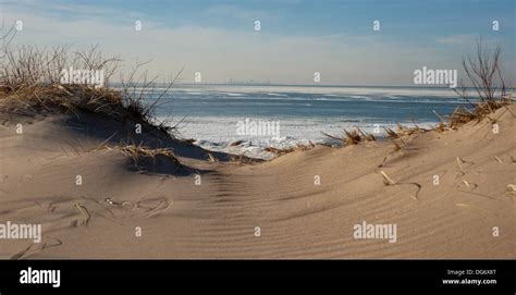 Dunes in Winter Stock Photo - Alamy