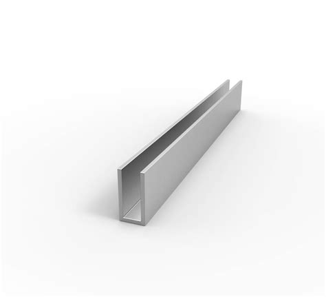 Eagle Mouldings - Aluminum Channel - Aluminum Channel 1-1/2" Leg x 3/4" OD x 1/2" ID - A 1007