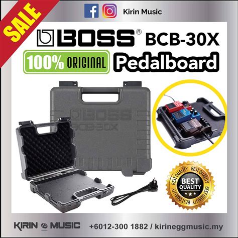 Boss BCB 30X Pedal Board Guitar Effect Pedal Case, Pedalboard Carry Hard Case (BCB30 X) | Shopee ...