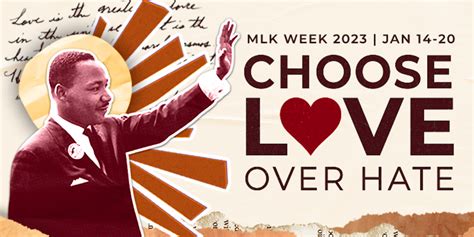 MLK Week 2023: Choose Love Over Hate