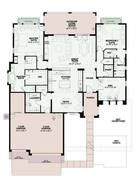 QUAIL CREEK Montara FLOOR PLAN Has 2,686 SF