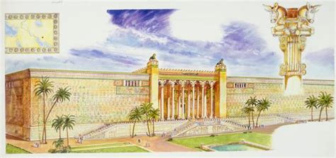 Palace of Darius I Great in Persepolis, Persian column and design ...