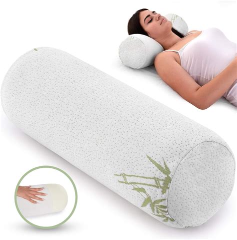 Healthex Cervical Neck Roll Pillow Cylinder Round Cushion Bolster ...