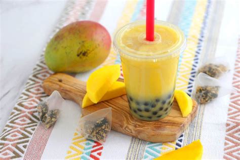 Mango Bubble Tea - Cookies n Dream : Milkshake Bar