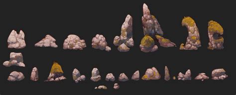 ArtStation - 2D Rocks