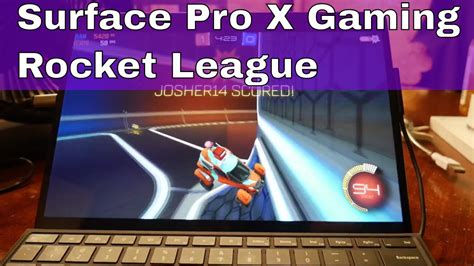 Surface Pro X Gaming : Rocket League - YouTube