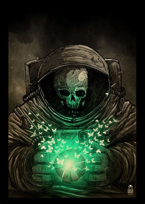 Dead astronaut by Sebastian Skrobol, via Behance | Astronaut art, Art ...