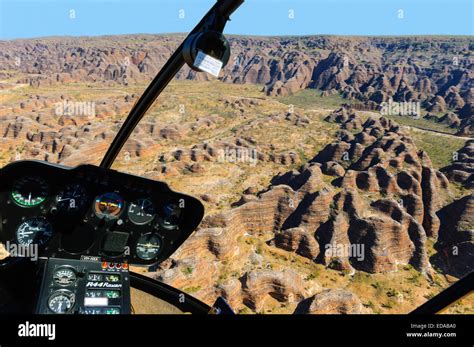 Aerial View of the Bungle Bungles (Purnululu) from a Robinson R44 ...