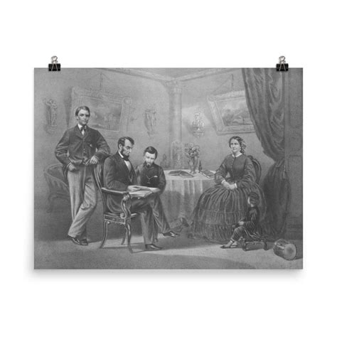 The Lincoln Family Poster Print - Etsy