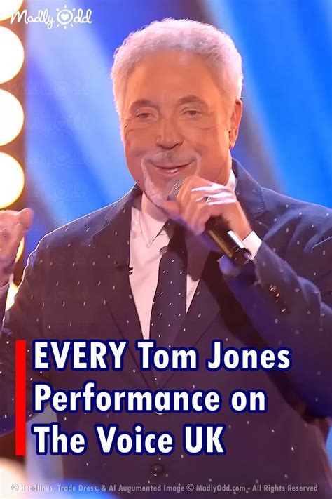 Sit Back and Binge Every Incredible Tom Jones Performance on The Voice UK