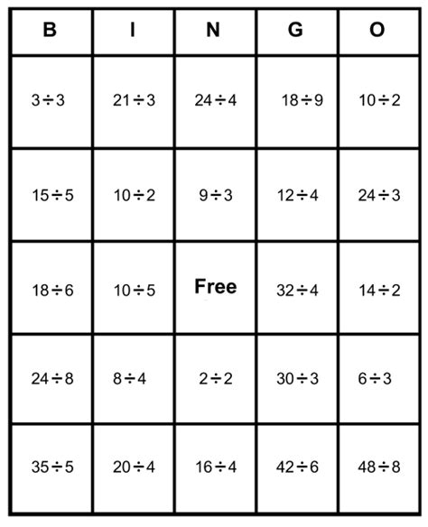 Math Bingo Free Cards - Learn How To Play & Print for Free