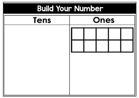 Place Value Tens and Ones Place Mat | Teaching Resources