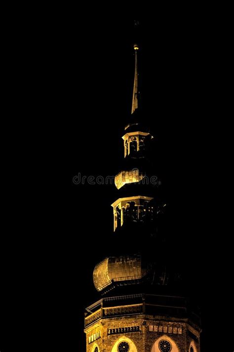 Greifswald Cathedral at Night Stock Photo - Image of effect, macro: 48046826