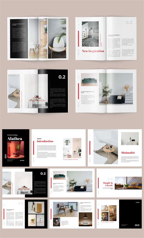 Furniture Magazine Template AI, INDD | Book design layout, Graphic ...