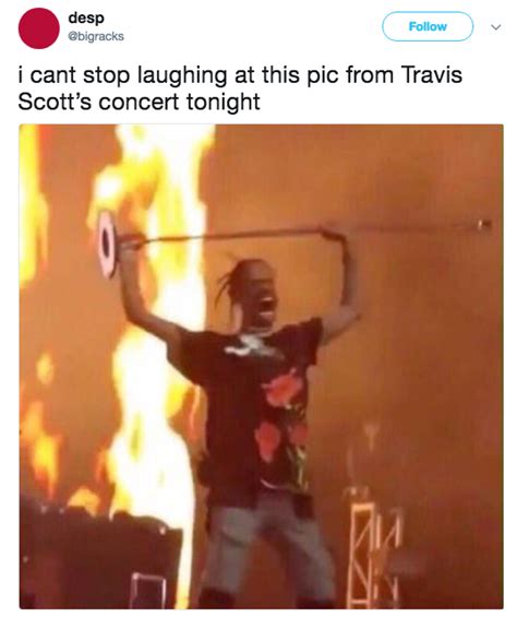 Original Tweet | Travis Scott's Concert Pic | Know Your Meme