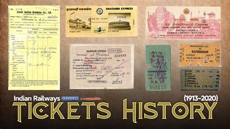 Vintage Train Ticket