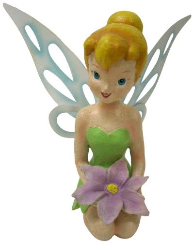 Garden Statues Product Online: Disney LDG88104 Tinkerbell Statue, Natural Stone Finished