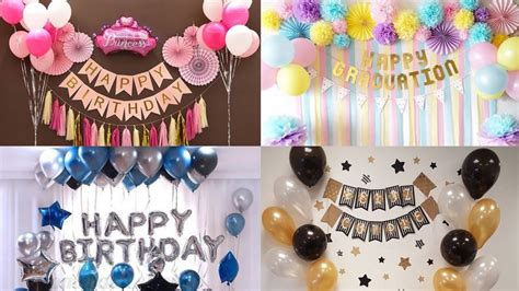 Birthday Decoration Ideas At Home Easy Diy Idea Decorations Party