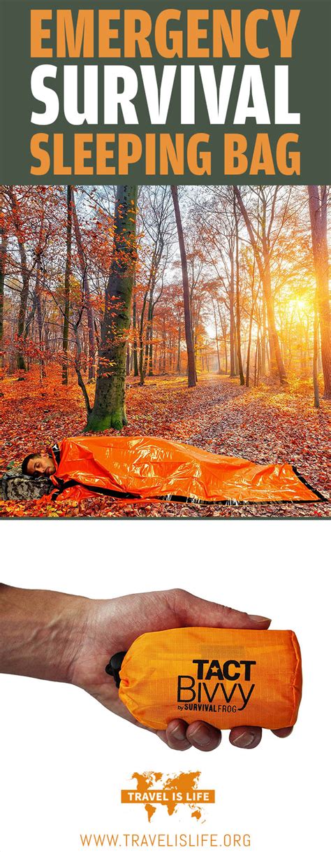 Emergency Survival Sleeping Bag For Campers, Hikers, & Travelers