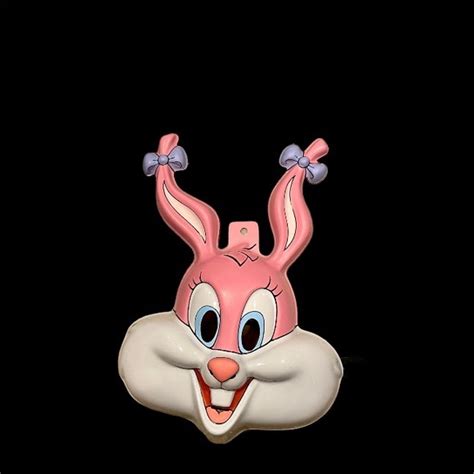 Rubie's | Costumes | Babs Bunny Mask Pink Cartoon Character Mask Halloween Adult And Child Sized ...