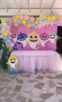 Baby Shark DIY Centerpieces | Shark theme birthday, Shark party ...