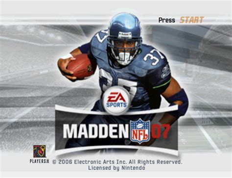 Madden NFL 07 Images - LaunchBox Games Database