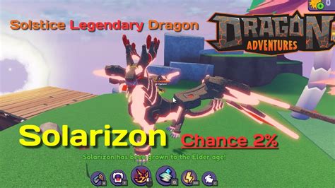 🐲 Solarizon Legendary Dragon - Chance 2% | Roblox Dragon Adventures ...