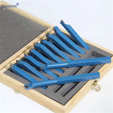 11pcs Mayitr Mini Lathe Tool Set 5/16" Carbide Tipped Metal Cutting ...