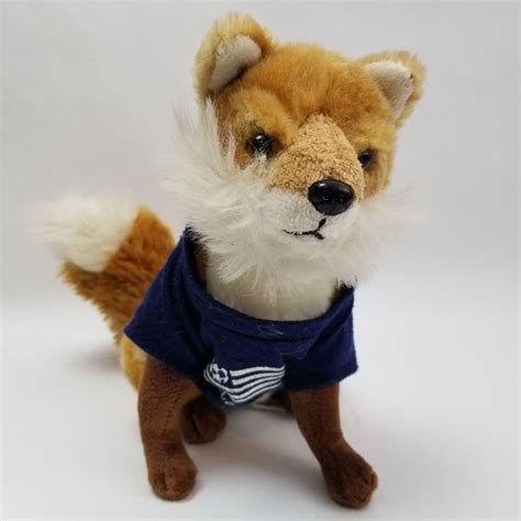 Slyde the Fox New England Revolution Mascot Stuffed Animal Plush 7" w ...